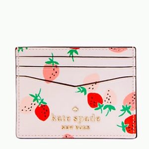 Kate Spade - Staci Wild Strawberries Card Holder